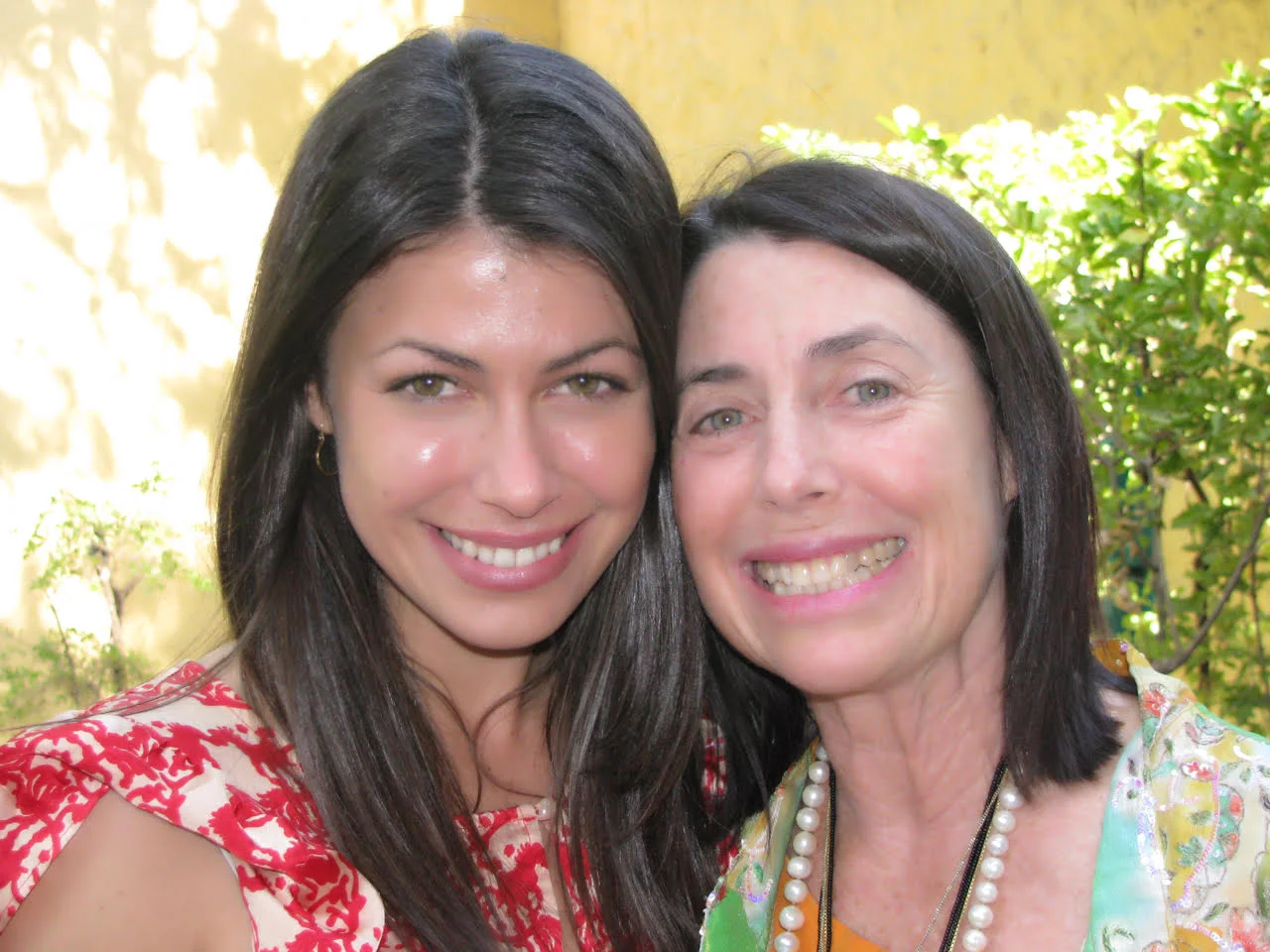 Mehera with late mother, Laurie.