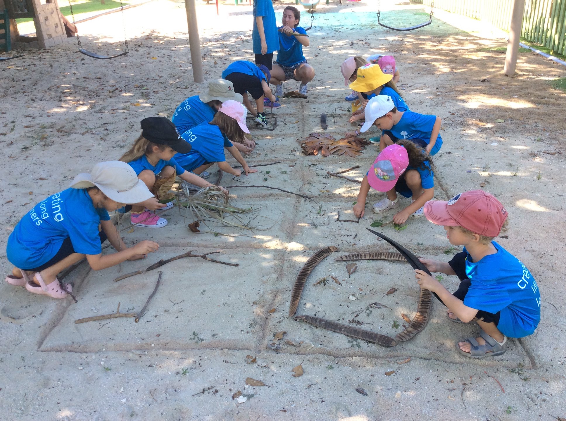 Nature Art, Primary Class @ Island Montessori