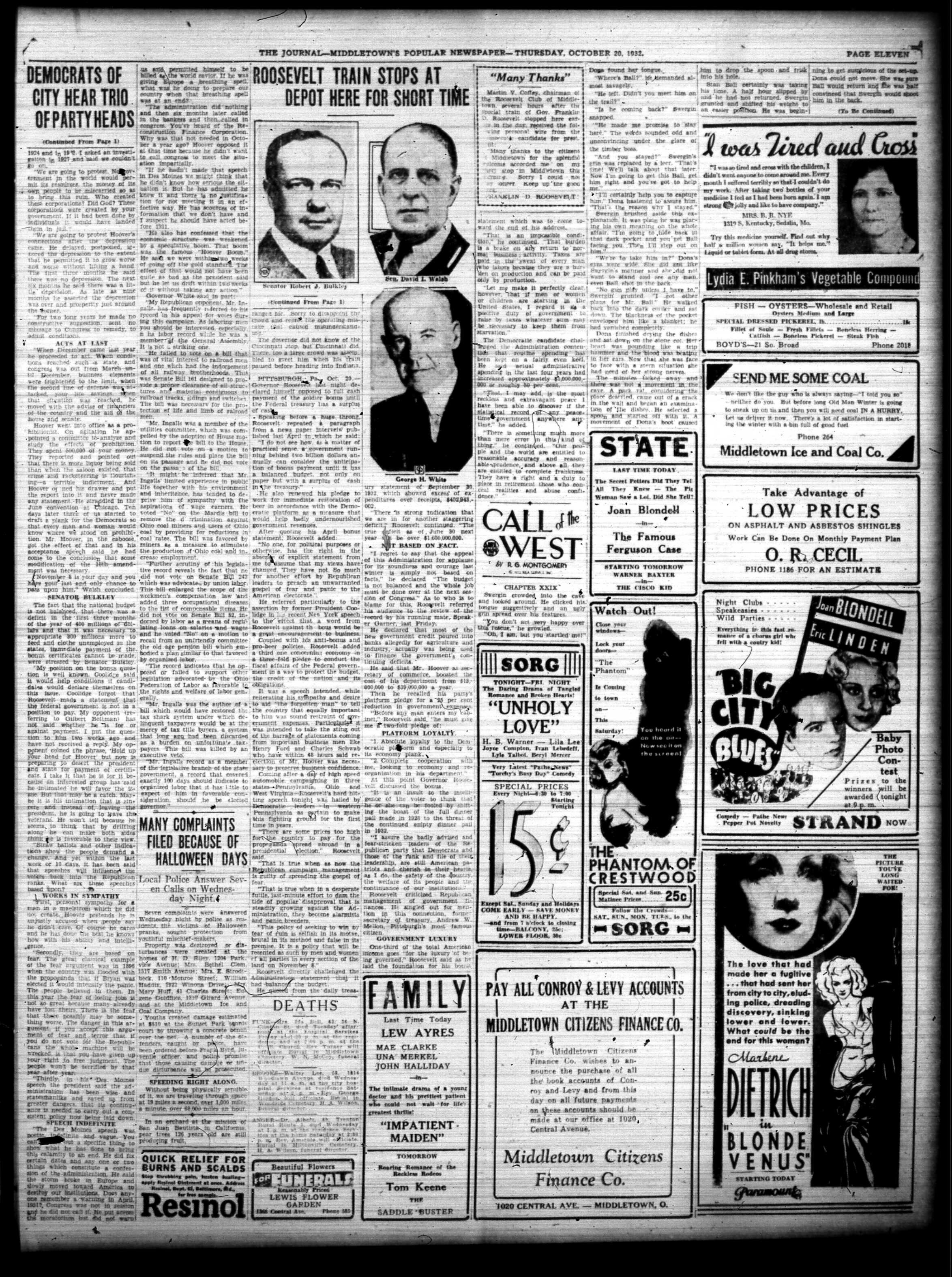 Middletown Journal, 1932-10-20 pg 7