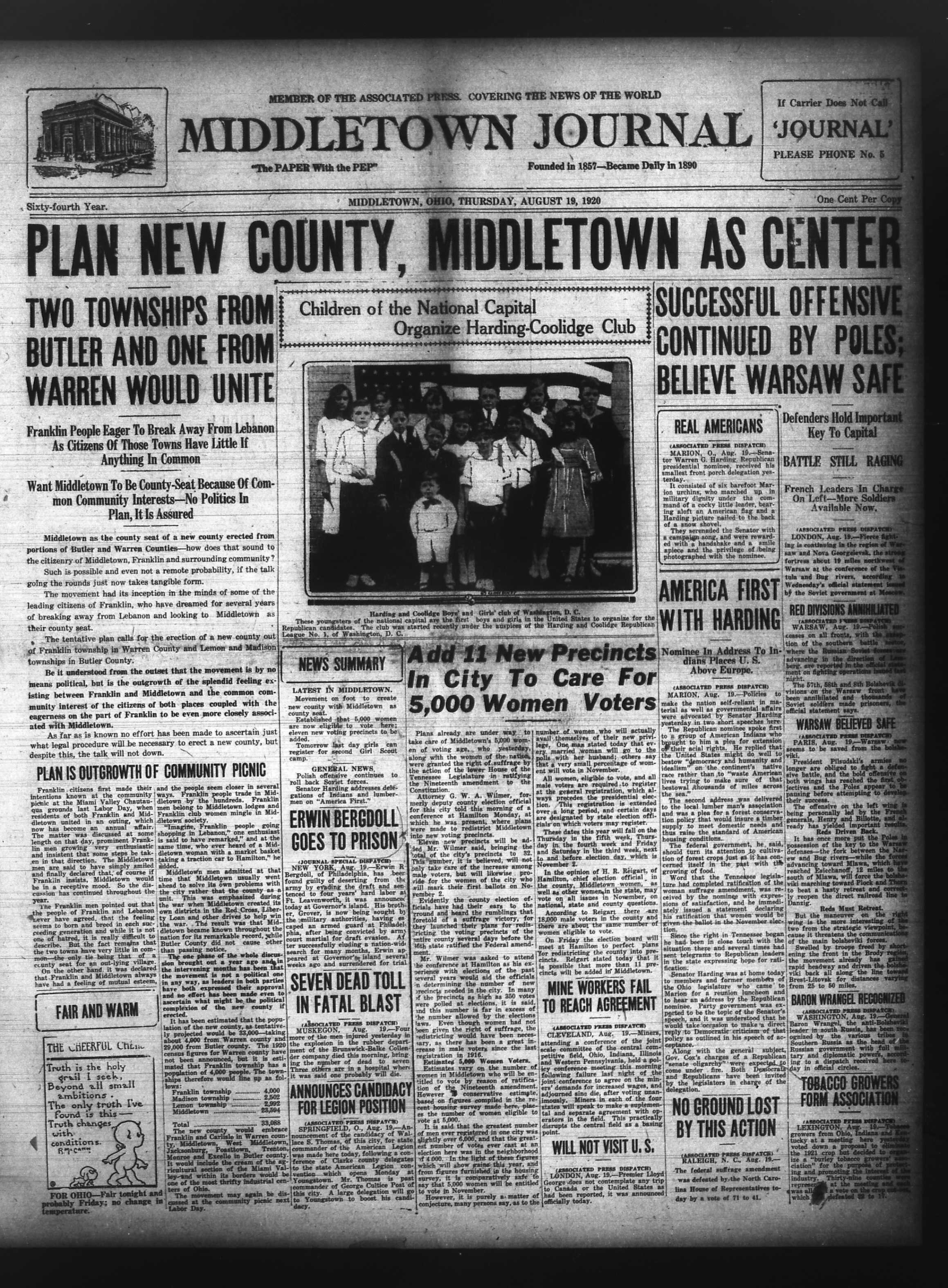 Middletown Journal 1920-08-19