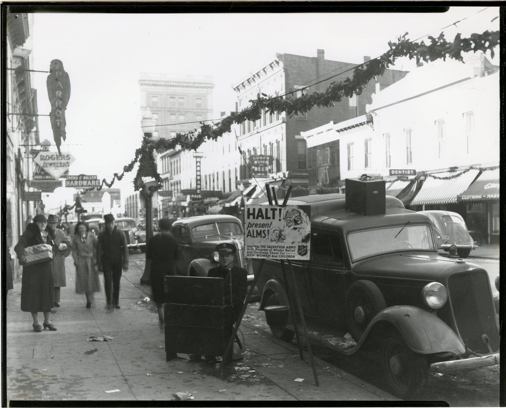 Downtown Christmas Decorations - 1937/12