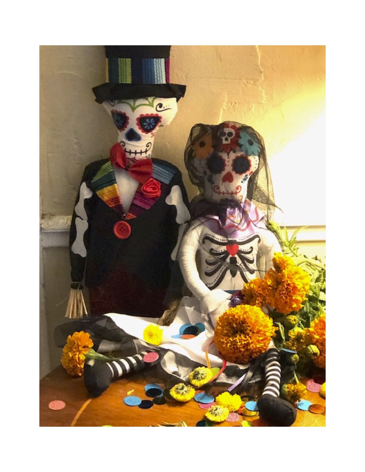In Mexican culture, death is viewed as a natural part of the human cycle. Mexicans view it not as a day of sadness but as a day of celebration because their loved ones awake and celebrate with them. (Wikipedia)