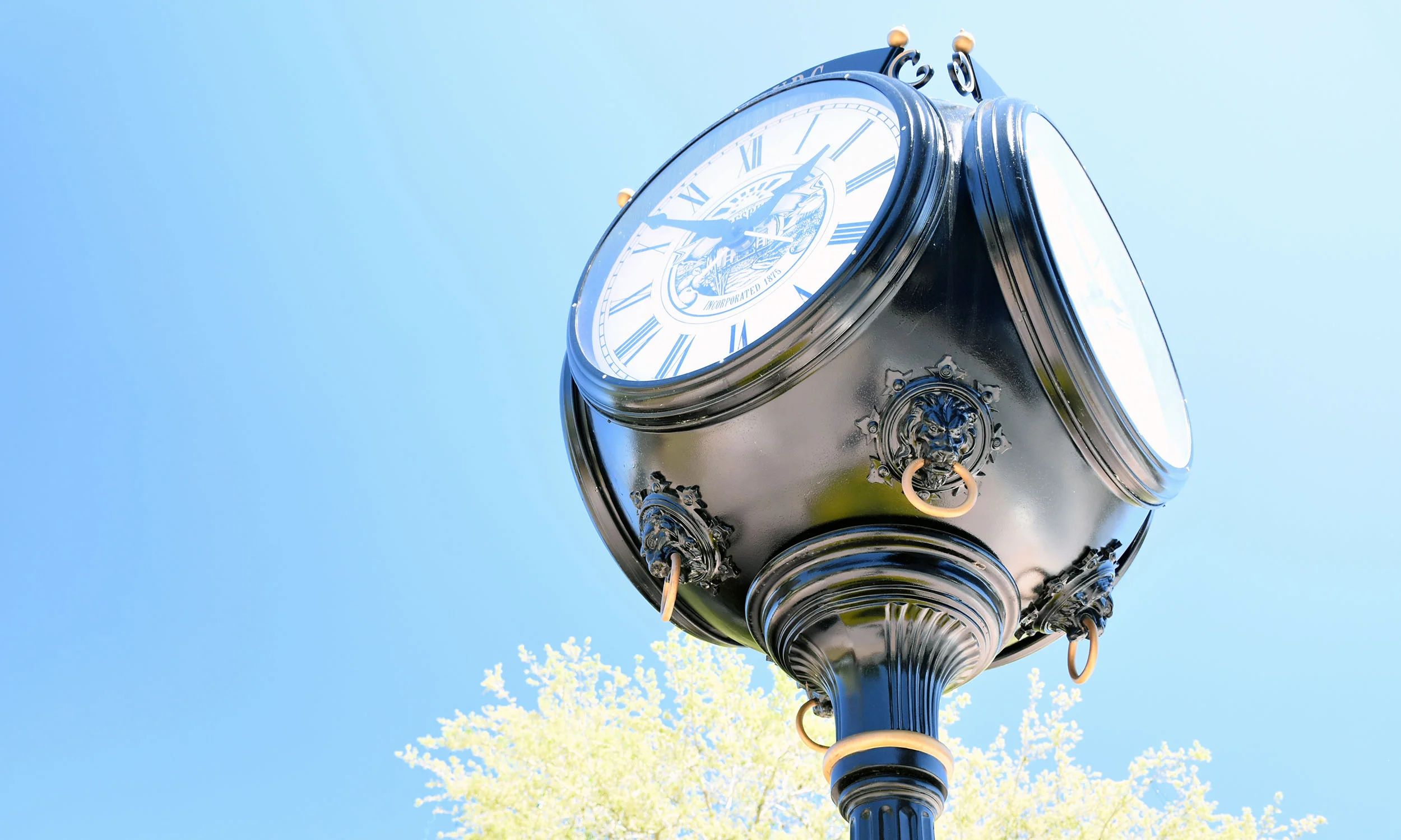 iconic clock in town square, The Breakfast Station