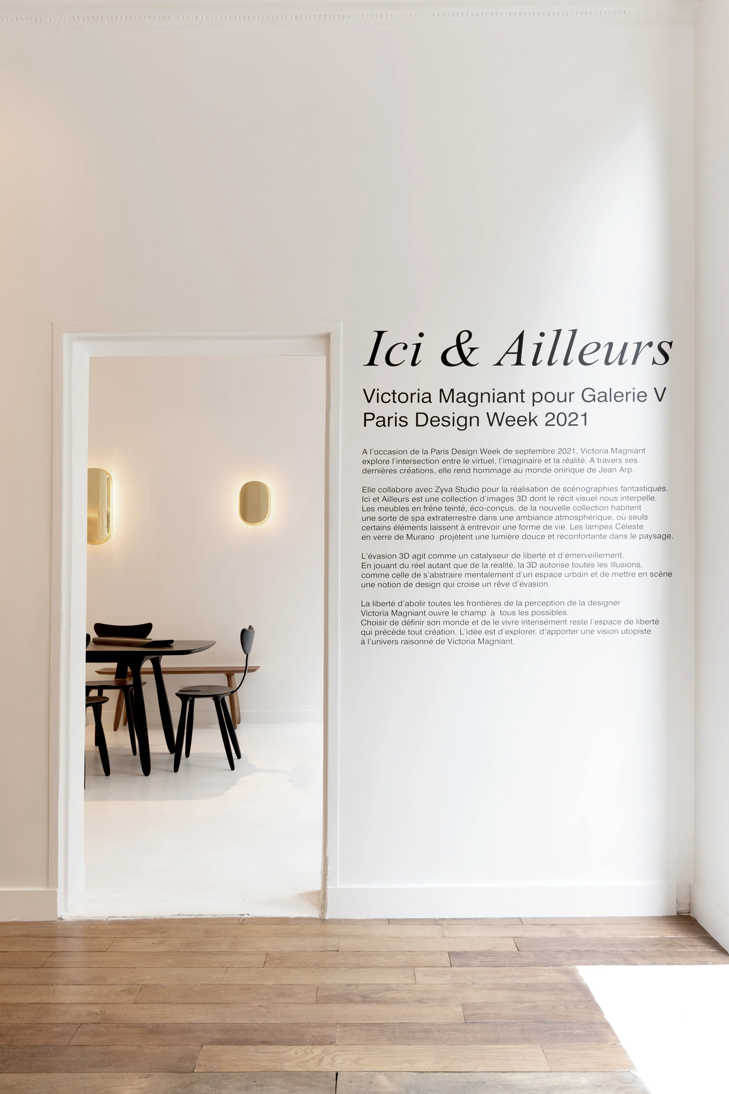 EXPOSITION " ICI & AILLEURS" POUR LA PARIS DESIGN WEEK