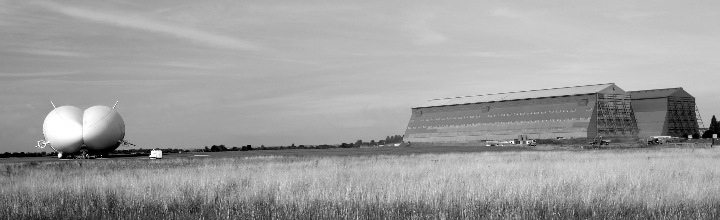  "  Calm  "  The Airlander at Cardington  Limited edition of 100 prints signed and numbered  Comes complete with a neutral coloured mount ready for framing 