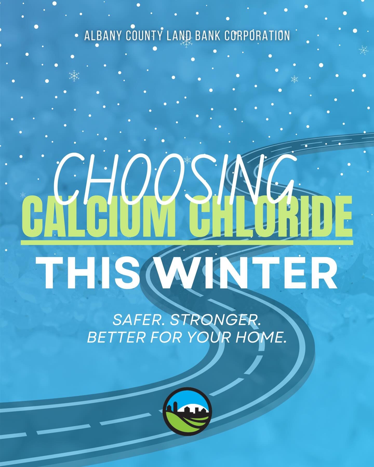 Winter weather is no joke in Albany. ❄️

To help keep our neighborhoods safe and our homes protected, we&rsquo;re sharing a quick guide on why calcium chloride often outperforms traditional rock salt.

Small choices lead to big safety.

#AlbanyCounty