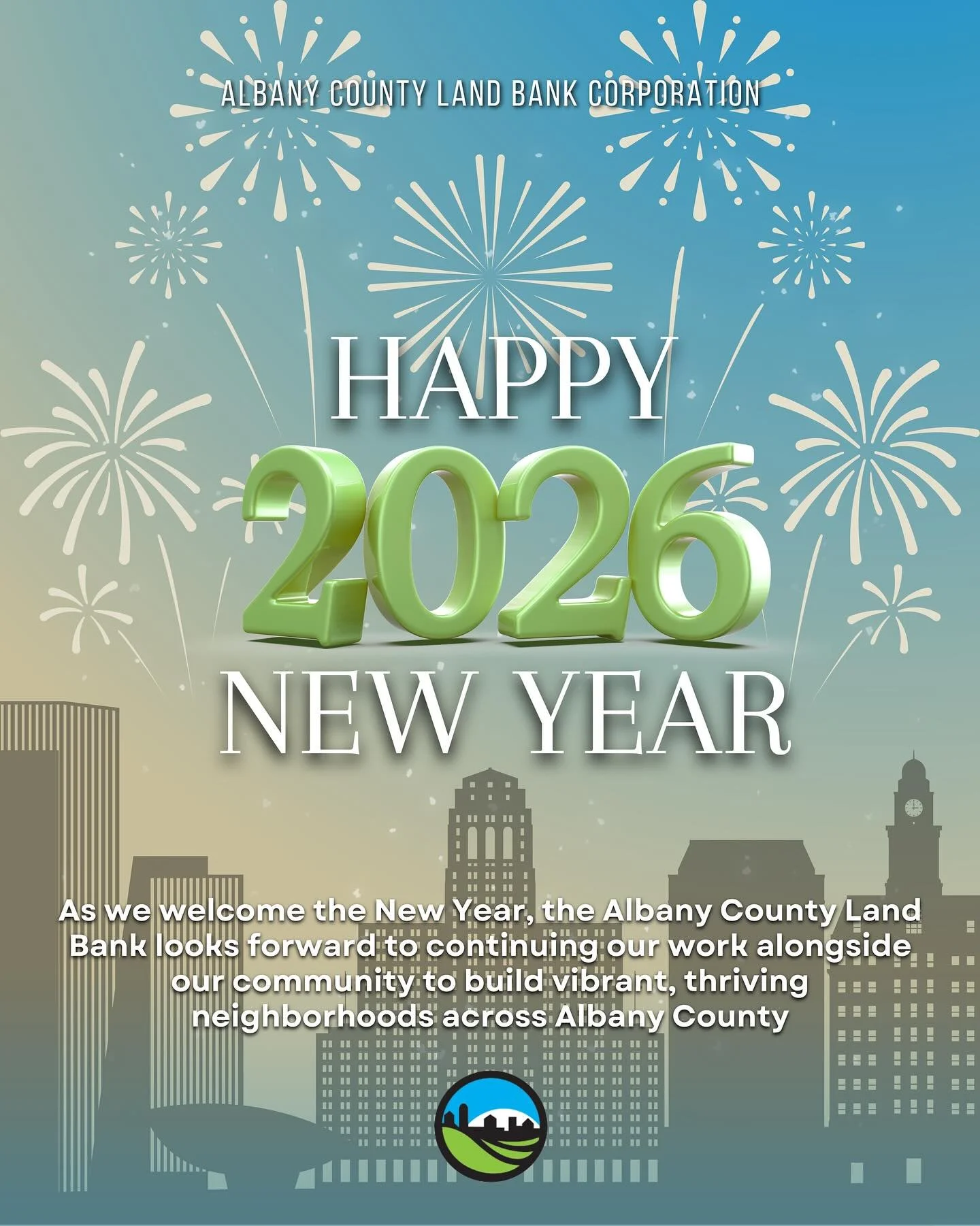 As we step into the New Year, we&rsquo;re deeply grateful for the community, partners, and supporters who make our work possible. Here&rsquo;s to another year of collaboration, growth, and meaningful impact across Albany County ✨

#AlbanyCountyLandBa