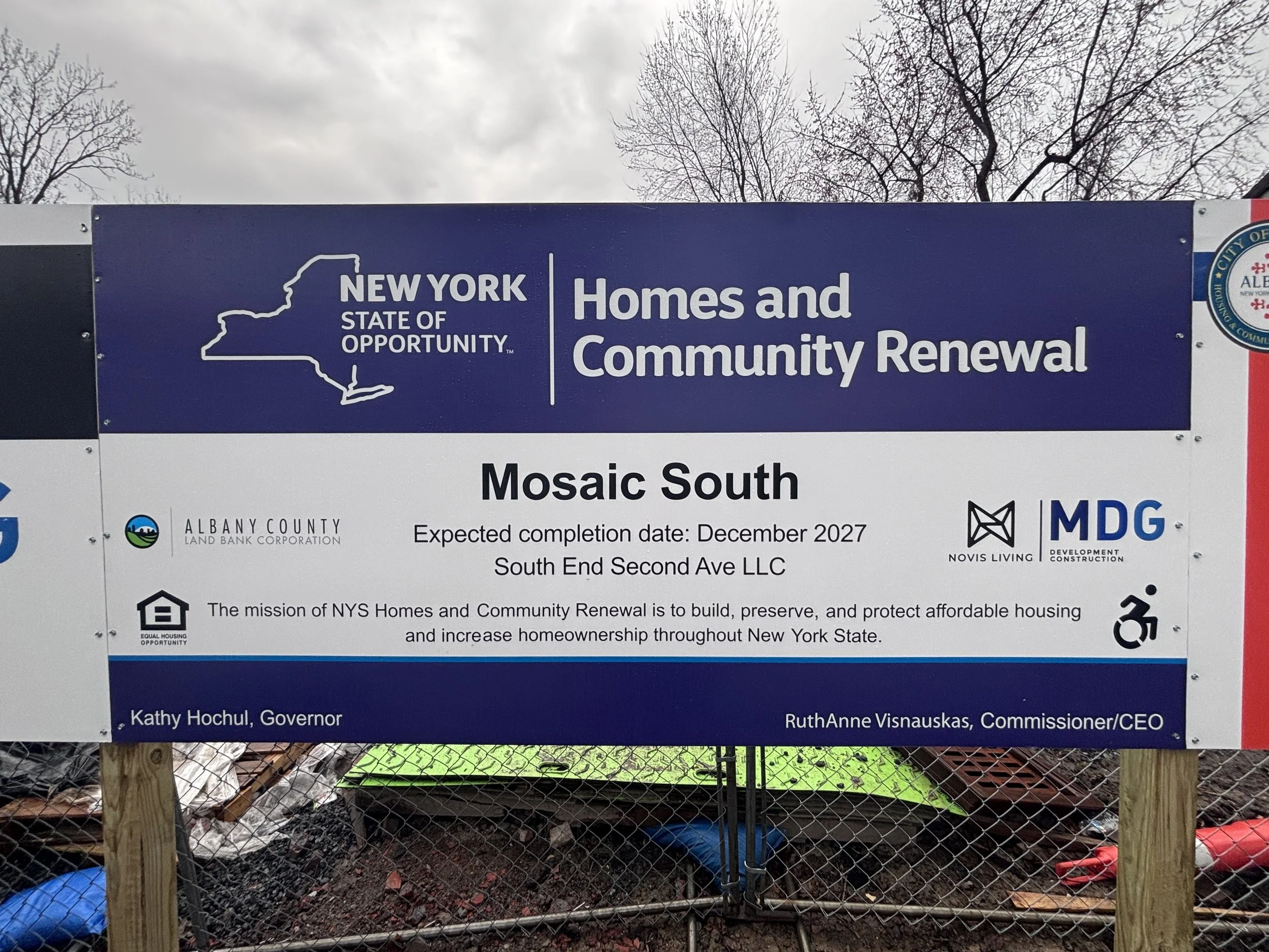 March 31, 2026 - NYS HCR Sign