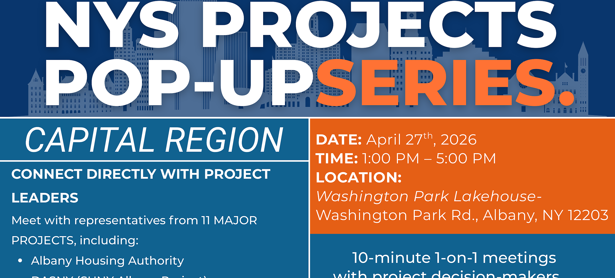 NYS Projects Pop-Up Series - Capital Region NY