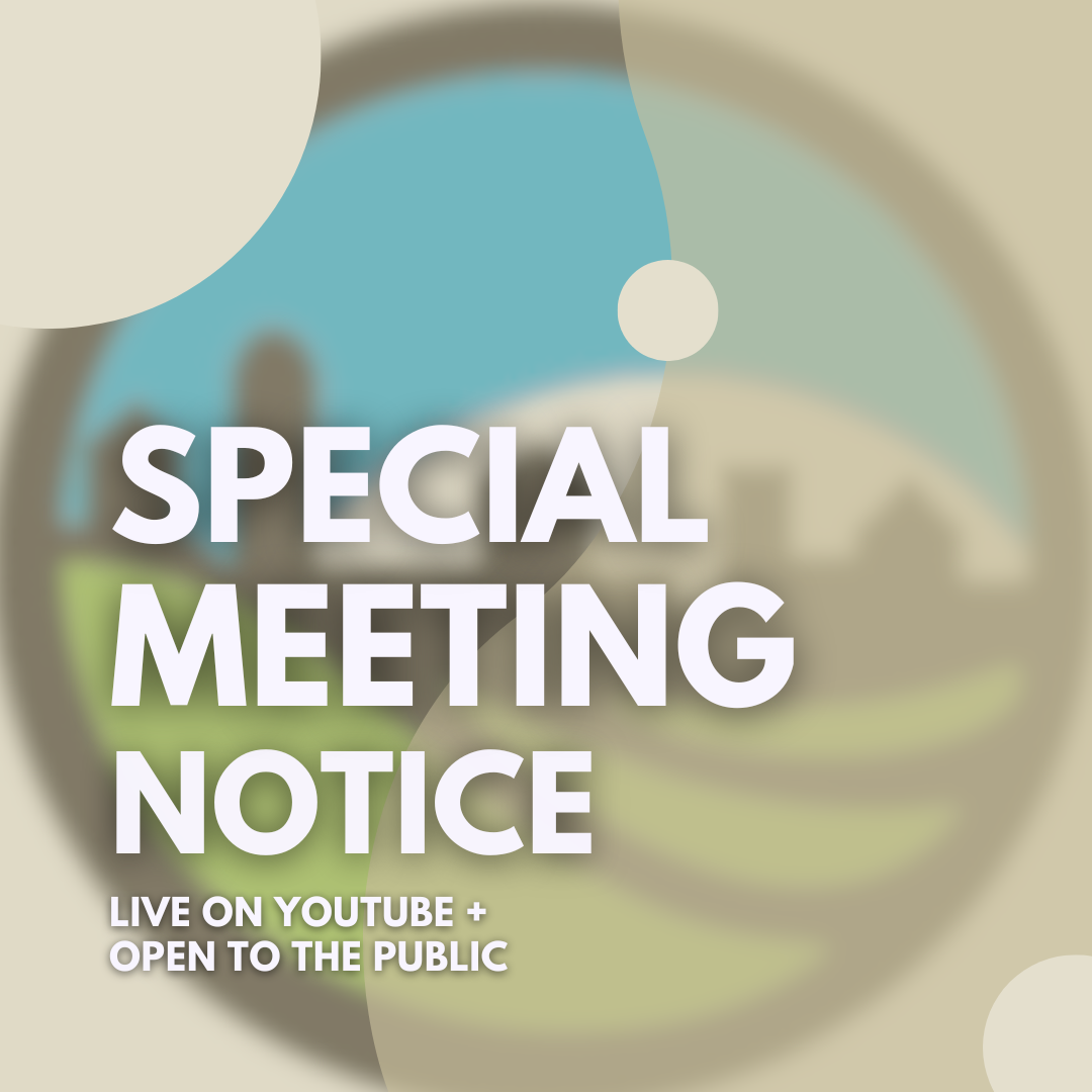 Special Meeting Notice
