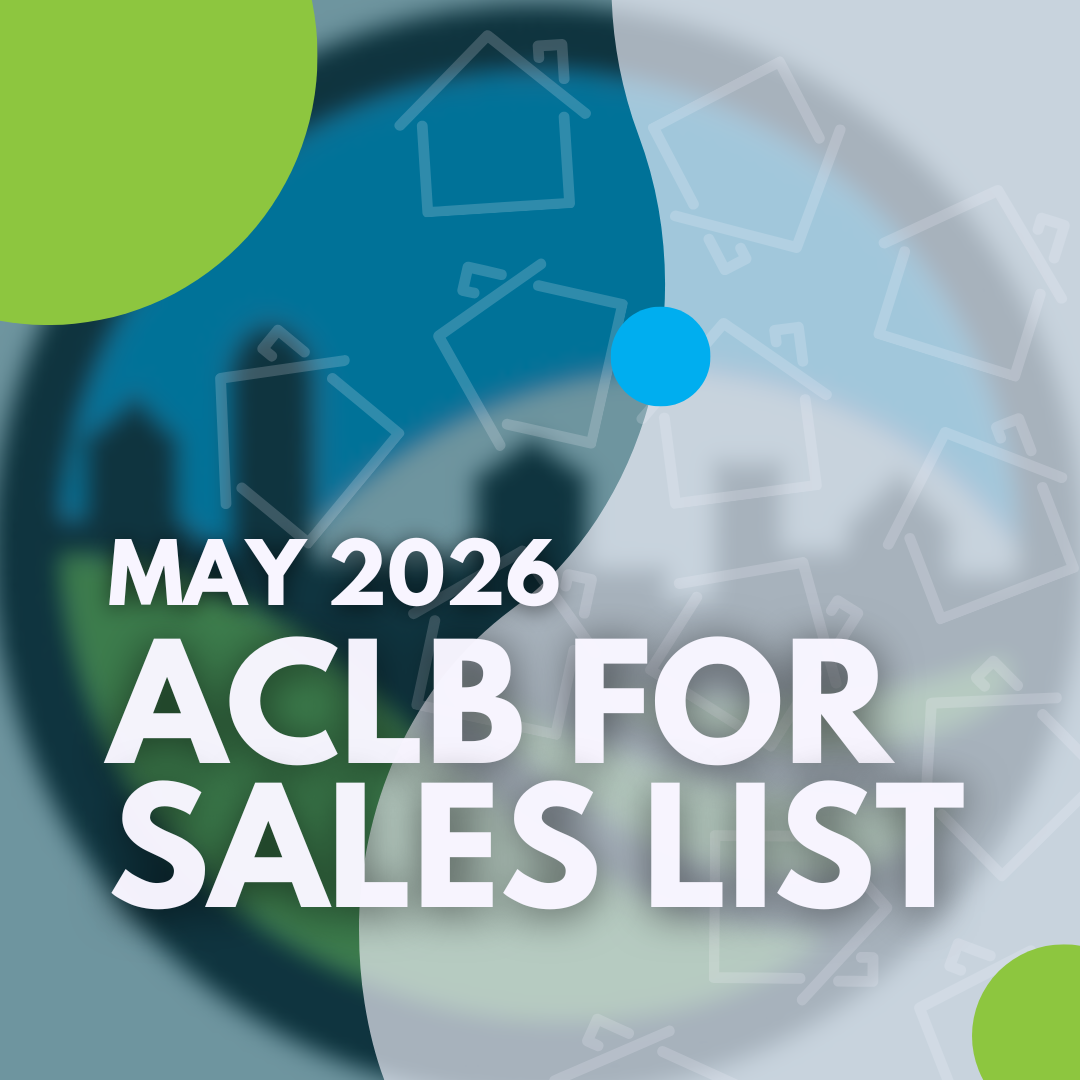 May 2026 For Sale List is Now Open! 