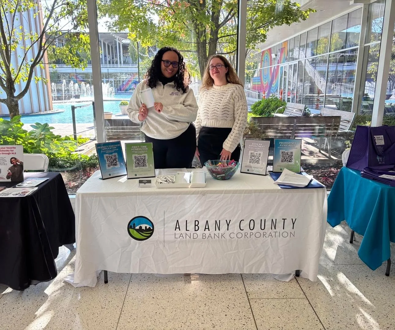 Come meet Shelby and Lillian at the @ualbany Community Service Fair in the Lecture Centers and find out about the Land Bank! Learn about how you can volunteer with us and get course credit for your efforts!  Find us in the corner closet to Dutch Quad