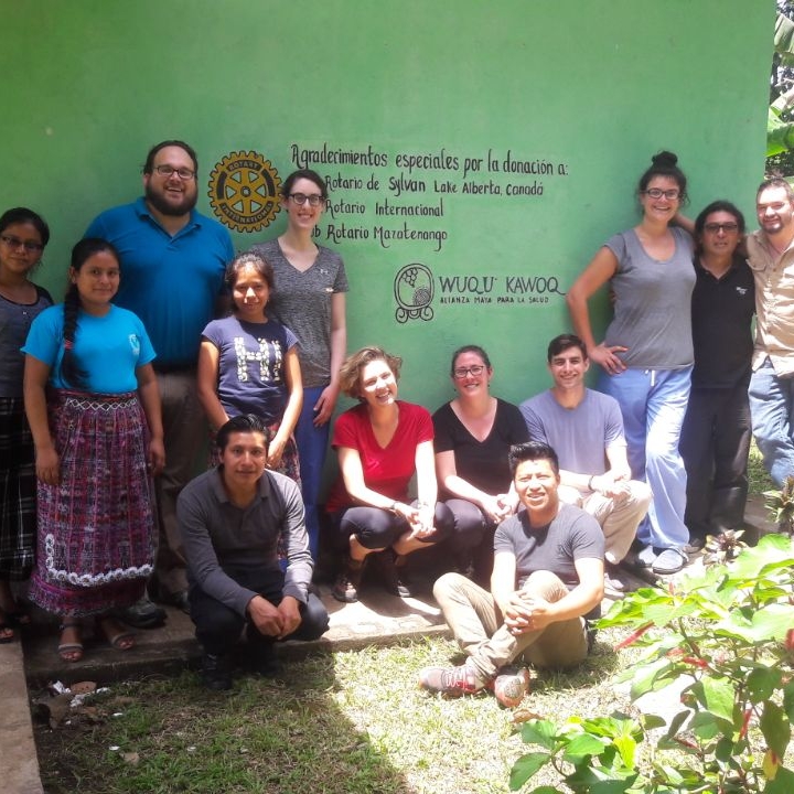  Our team in front of the Chocola clinic.   