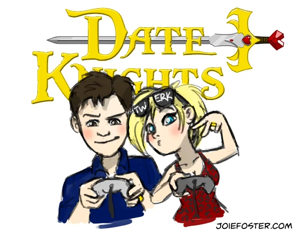 Design for Twitch entertainers Date Knights