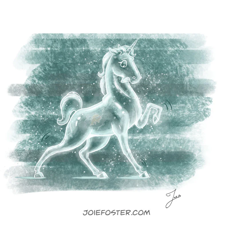 The Arcticorn often makes her intentions crystal clear but can sometimes feel dismissive, to the point of giving one the cold shoulder. She is a decorative staple at fancy winter dinner parties, although her attempts at fame and envy are a bit transparent. While very cool to her friends, they know that she can turn downright frigid if anyone dares touch the thermostat. Put on a sweater, she's not heating the neighborhood!