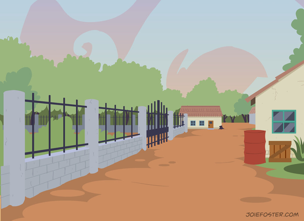 Schoolhouse Fence