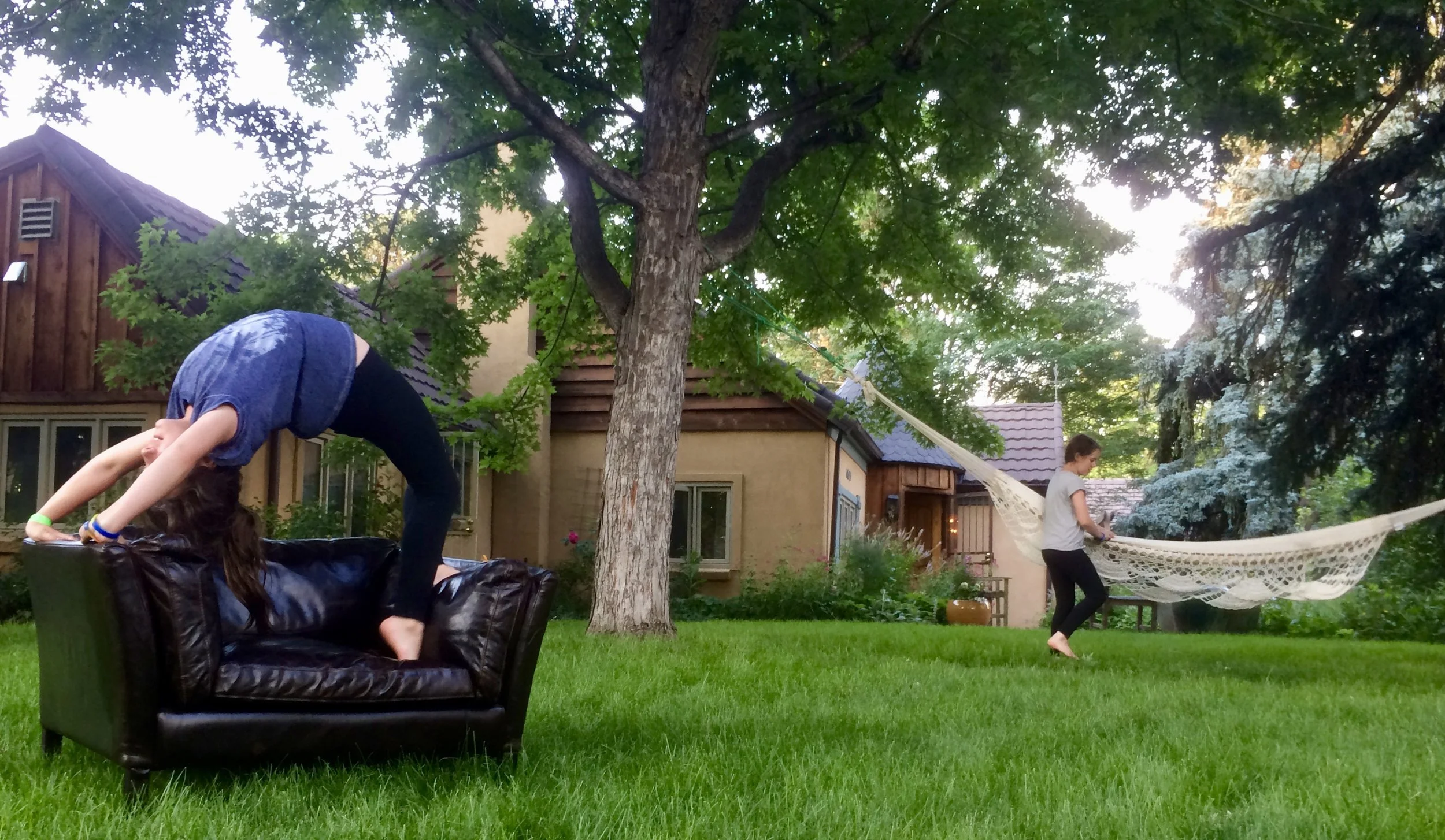 Stretching into reality.