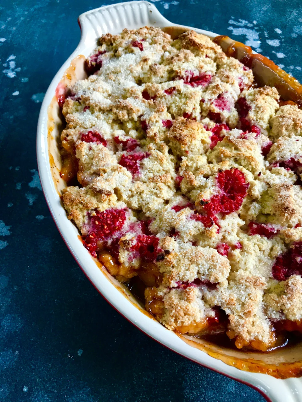 Peach Cobbler with Raspberry Cream Biscuits3.jpg