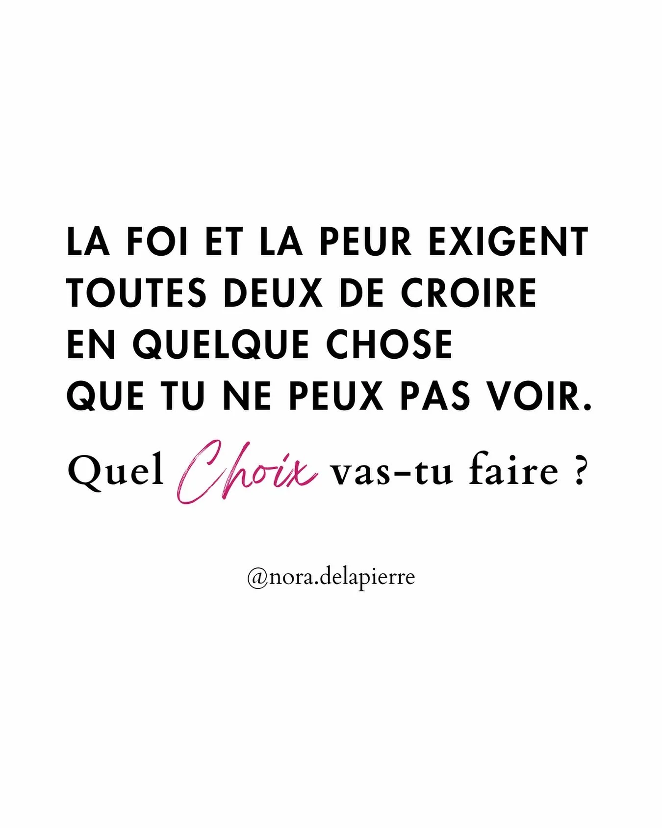 ✨J&rsquo;ai vu cette citation aujourd&rsquo;hui et&hellip; WoW ❤️&zwj;🔥
 
Genre&hellip;Ok !
 
Croyons au succ&egrave;s
&Agrave; la R&eacute;ussite
&Agrave; la Joie
Au Bonheur
 
 
Ayons la FOI que cette vision que nous avons,
Cette version de nous qu