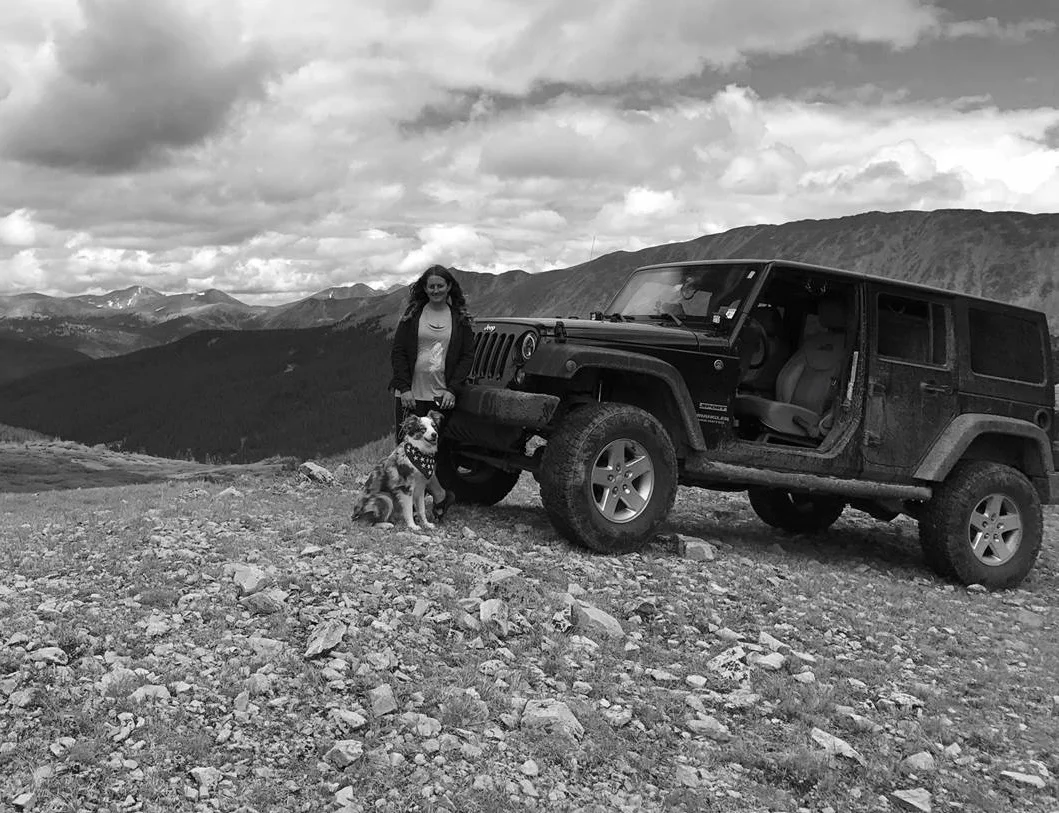 Above And Beyond. When she's not at the BIG headquarters or performing R&D in the lab, you can find Jessica blazing her own trail with her Jeep, Ol' Bessy, and her Australian Shepherd, Rush.