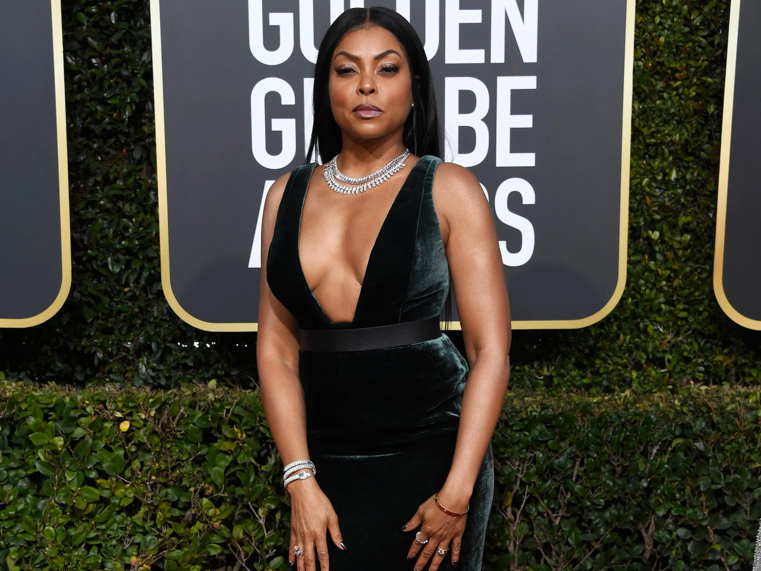 Taraji P. Henson Wears Roberto Coin at 2019 Golden Globes