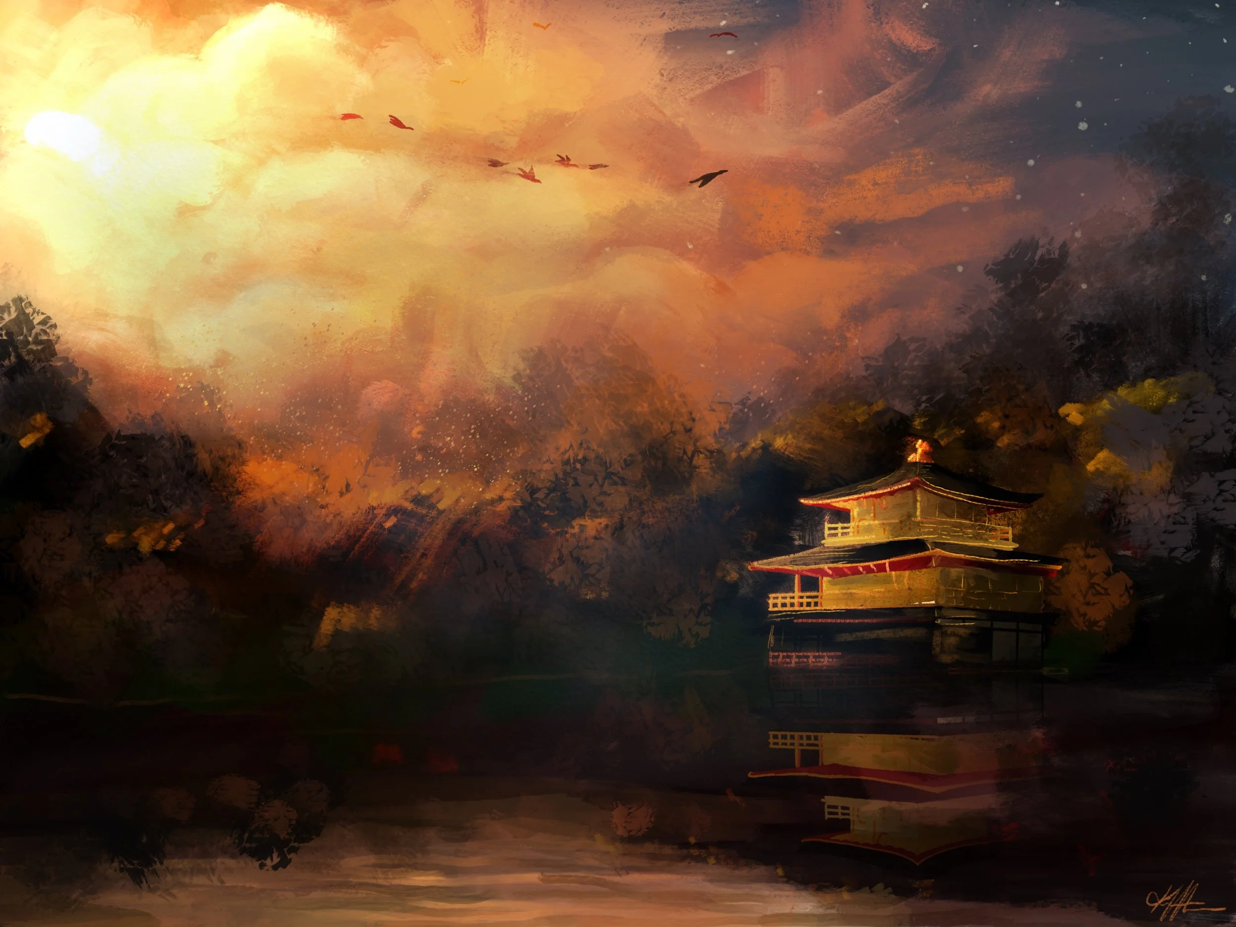 Fiery Kinkakuji