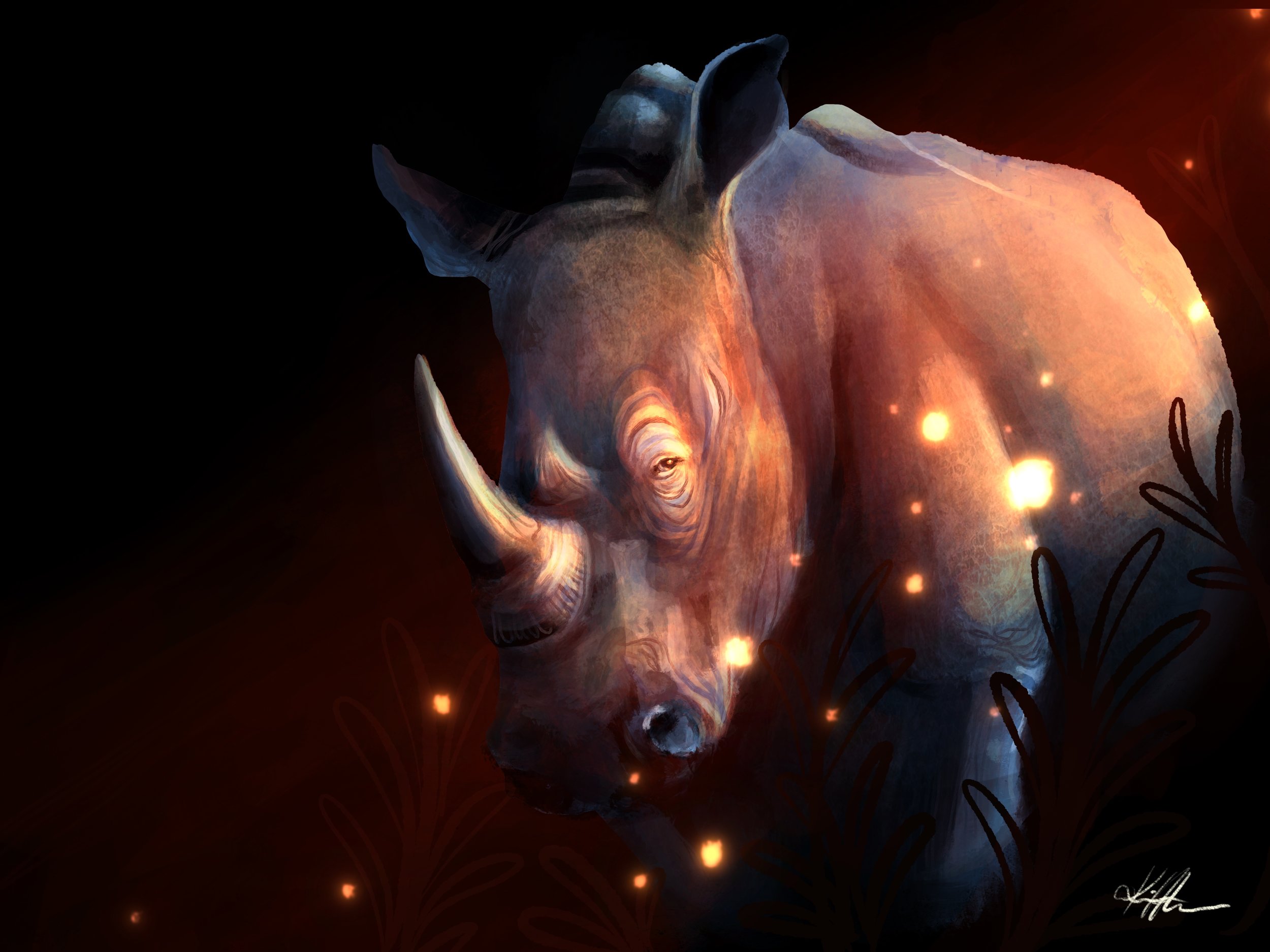 Sleepy Rhino