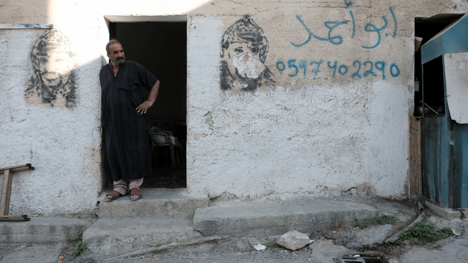  Mr. Khaled Zaben is a member of the Burin village council and a local farmer. "Even if they (Israel) build 20 million buildings on my land, even if they fill the land with gold, I won't sell," says Mr. Zaben. "If you sell your land, you sell your ho