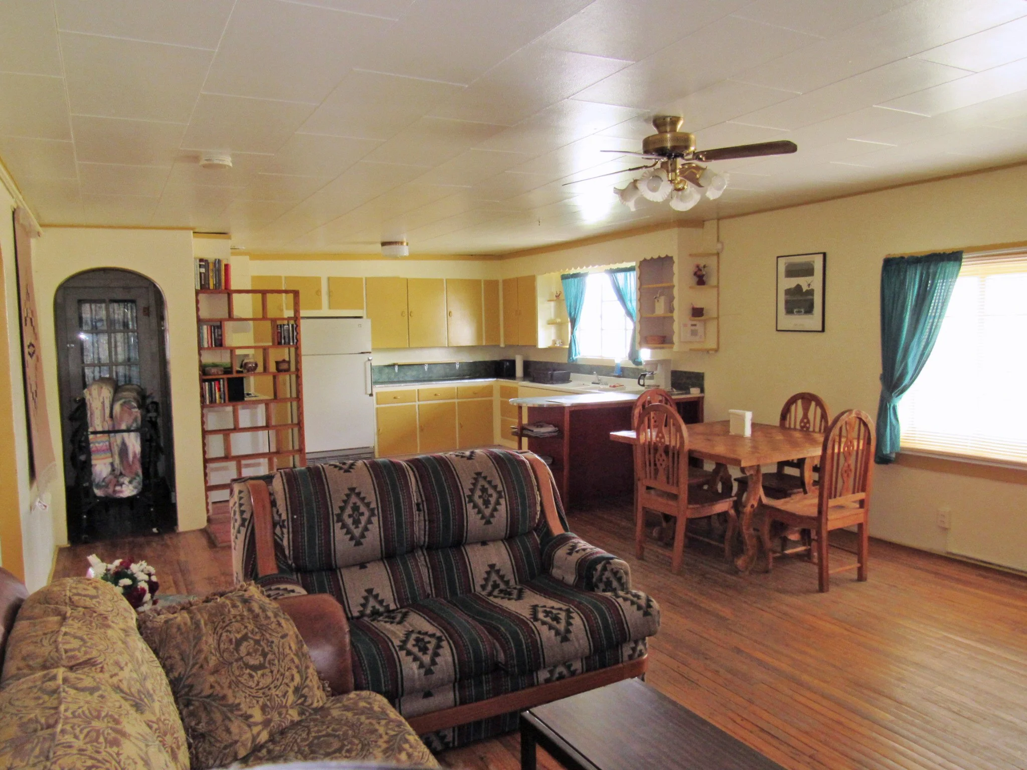 Kitchen and Living Area in the Main Suite