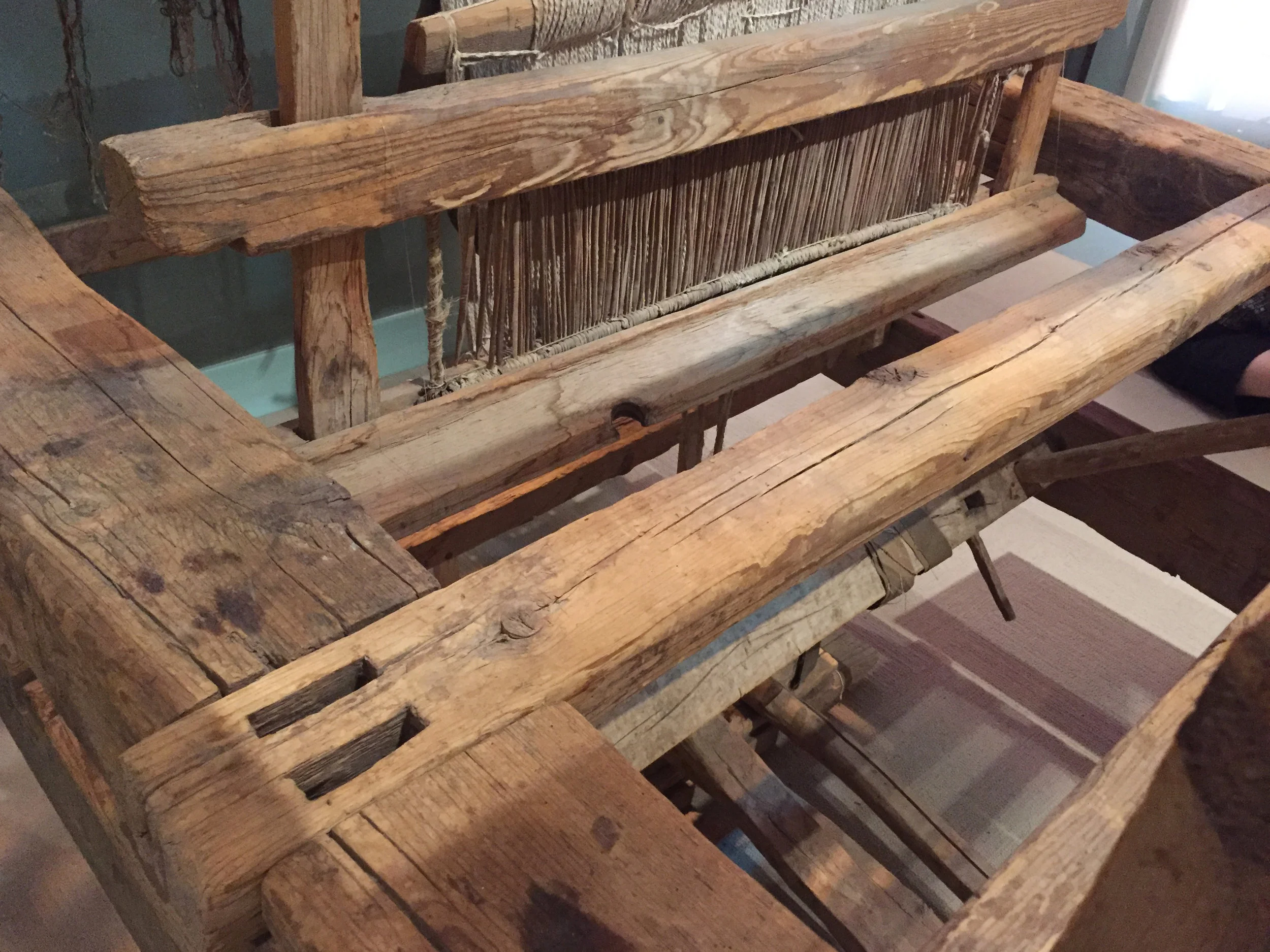 Colonial-Era Rio Grande Floor Loom at the Albuquerque Museum