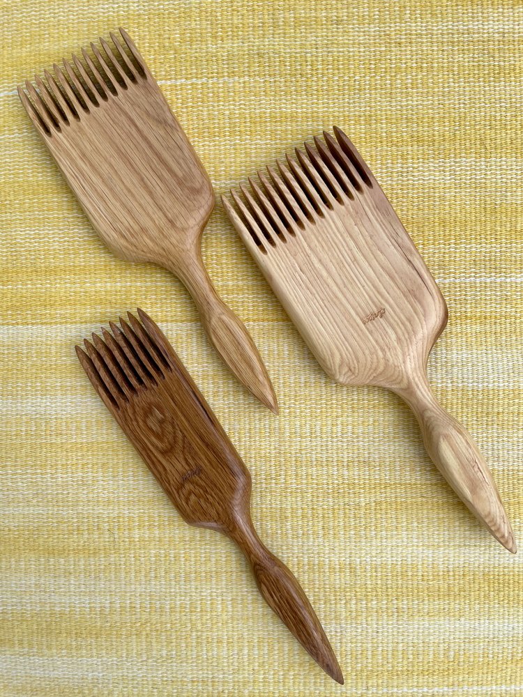 Hand-Carved Combs — Tierra Wools