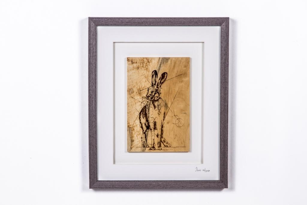 CCBNCFLHg The Native Collection Framed HARE Lg grey (1) compressed.jpg