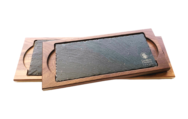 Walnut Board with Slate