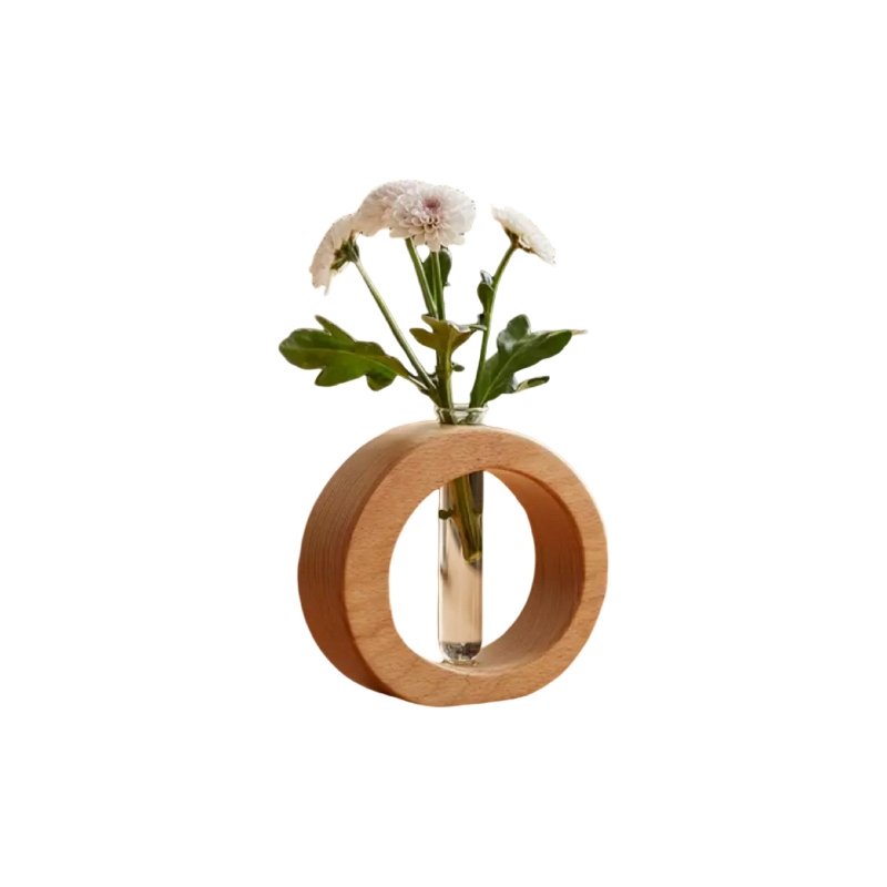 Wooden Flower Starter with Glass – Beech Wood