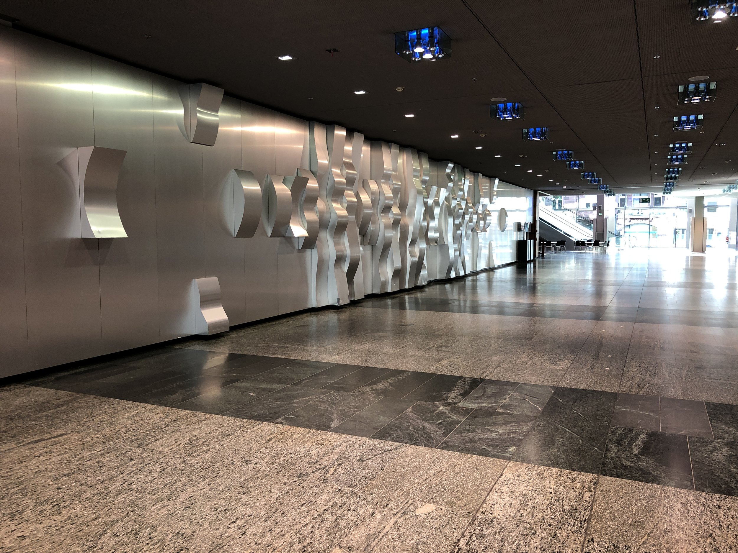 Inside the lobby
