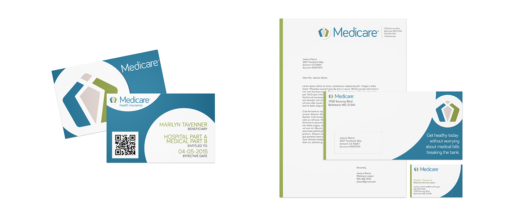 Beneficiary cards and stationery