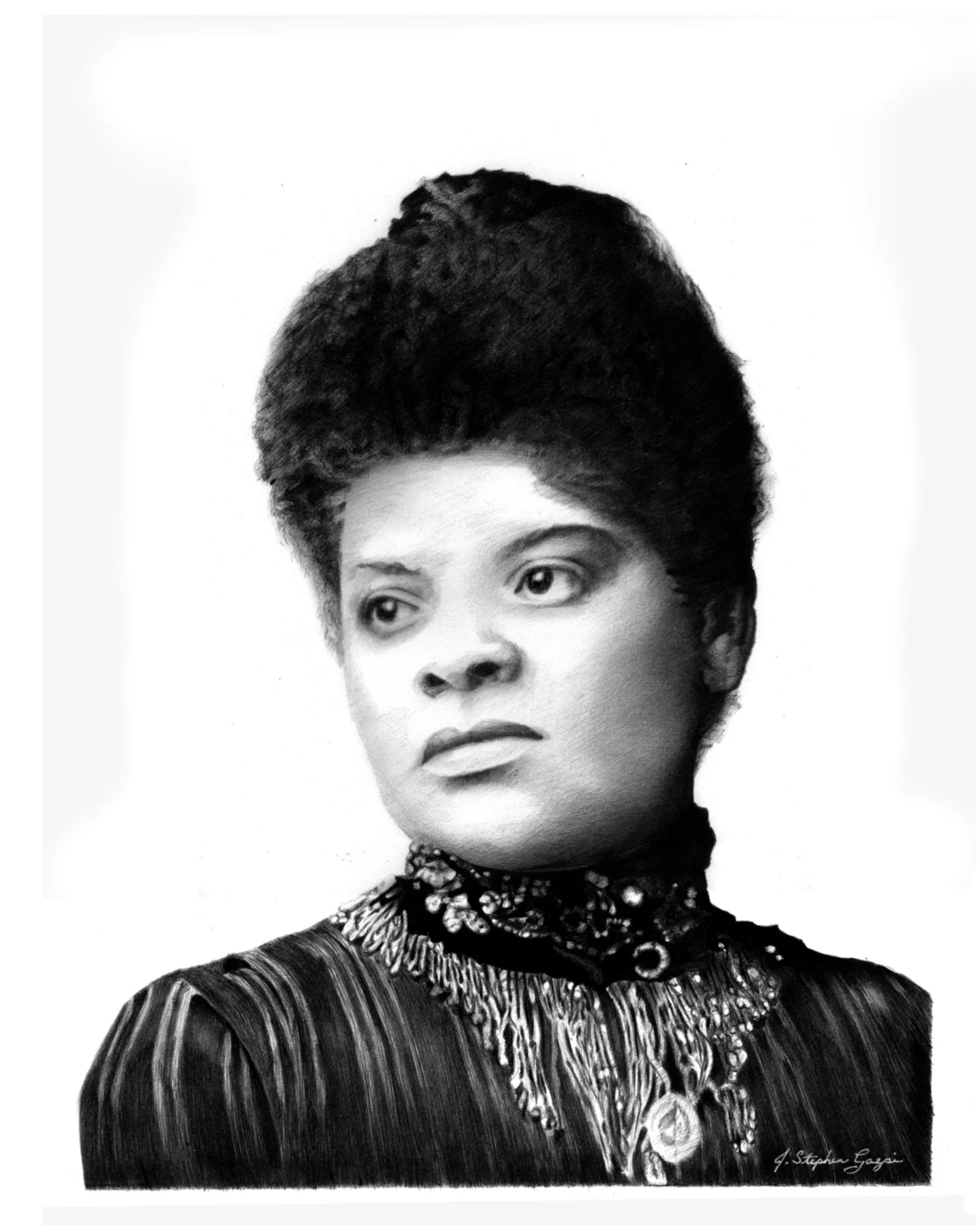 Ida B. Wells, African-American Investigative Journalist, educator, abolitionist, feminist and early leader of the Civil Rights Movement who led an anti-lynching crusade in the United States in the 1890s.