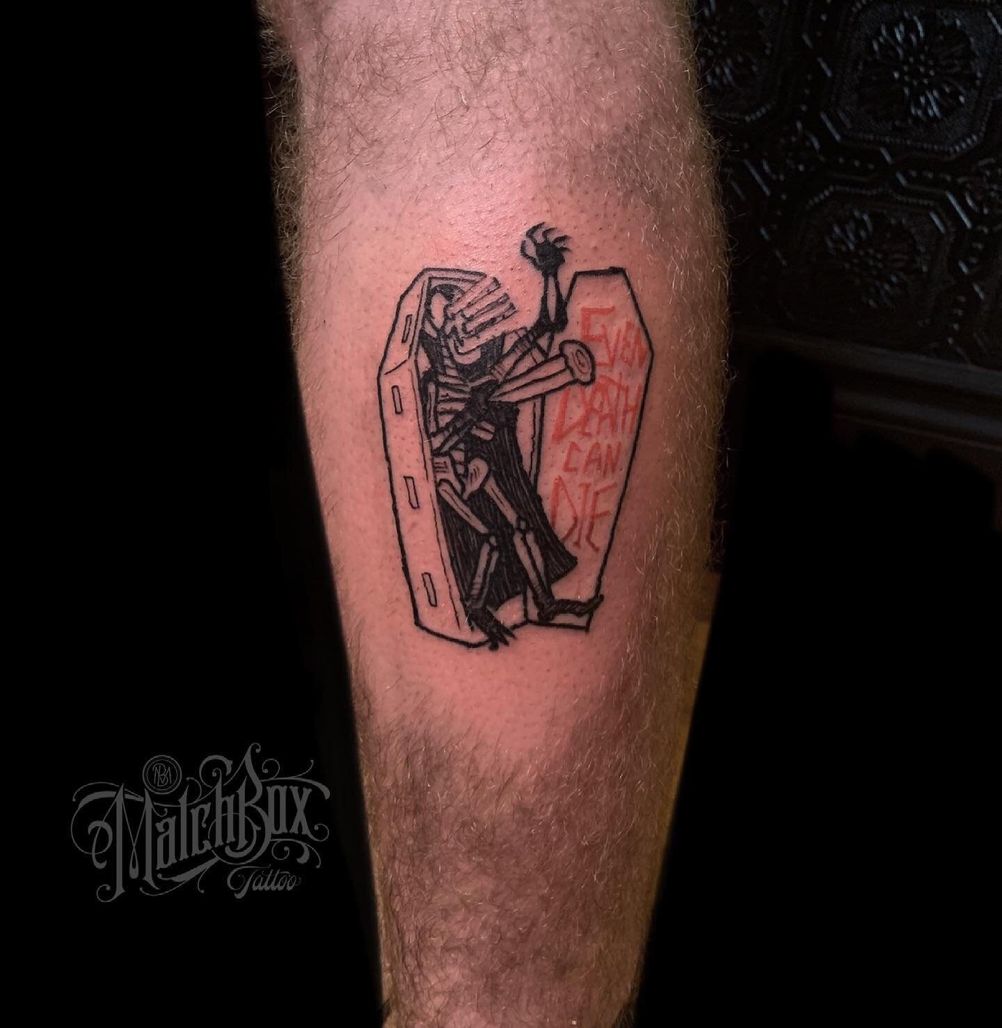 Even Death Can Die by @inkbykoko 

.
.
.
#toronto #torontotattoo #torontotattooartist #torontotattooshop #dundaswest #queenwest #matchboxtattoo #ink #girlswithtattoos #guyswithtattoos #follow #like #matchboxtattoo #covid #covid_19