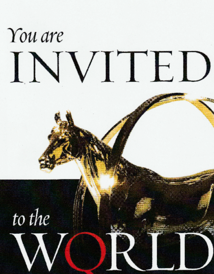 World Show Invitation!