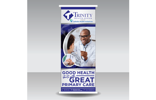  TRINITY HEALTHCARE BANNER STAND SERIES 