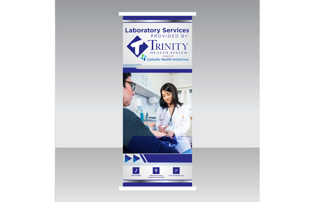  TRINITY HEALTHCARE BANNER STAND SERIES 