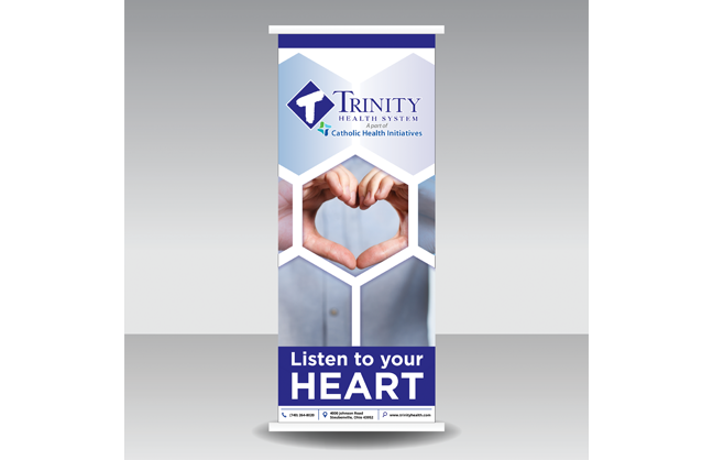  TRINITY HEALTHCARE BANNER STAND SERIES 
