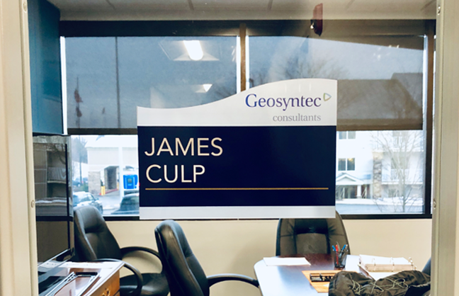  GEOSYNTEC CONSULTANTS OFFICE SIGNAGE 