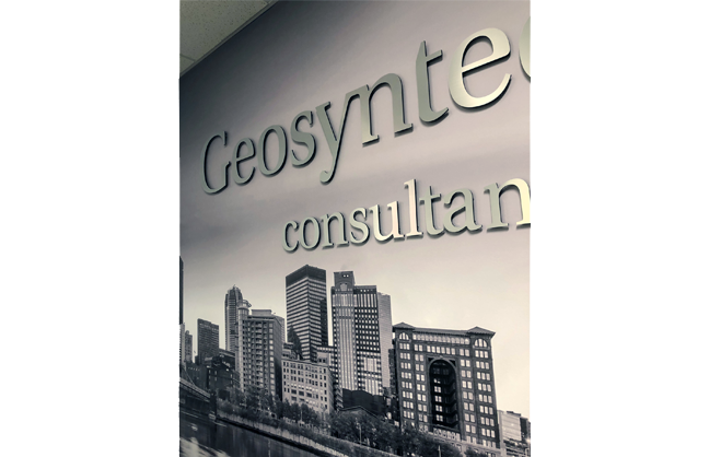  GEOSYNTEC CONSULTANTS OFFICE SIGNAGE 