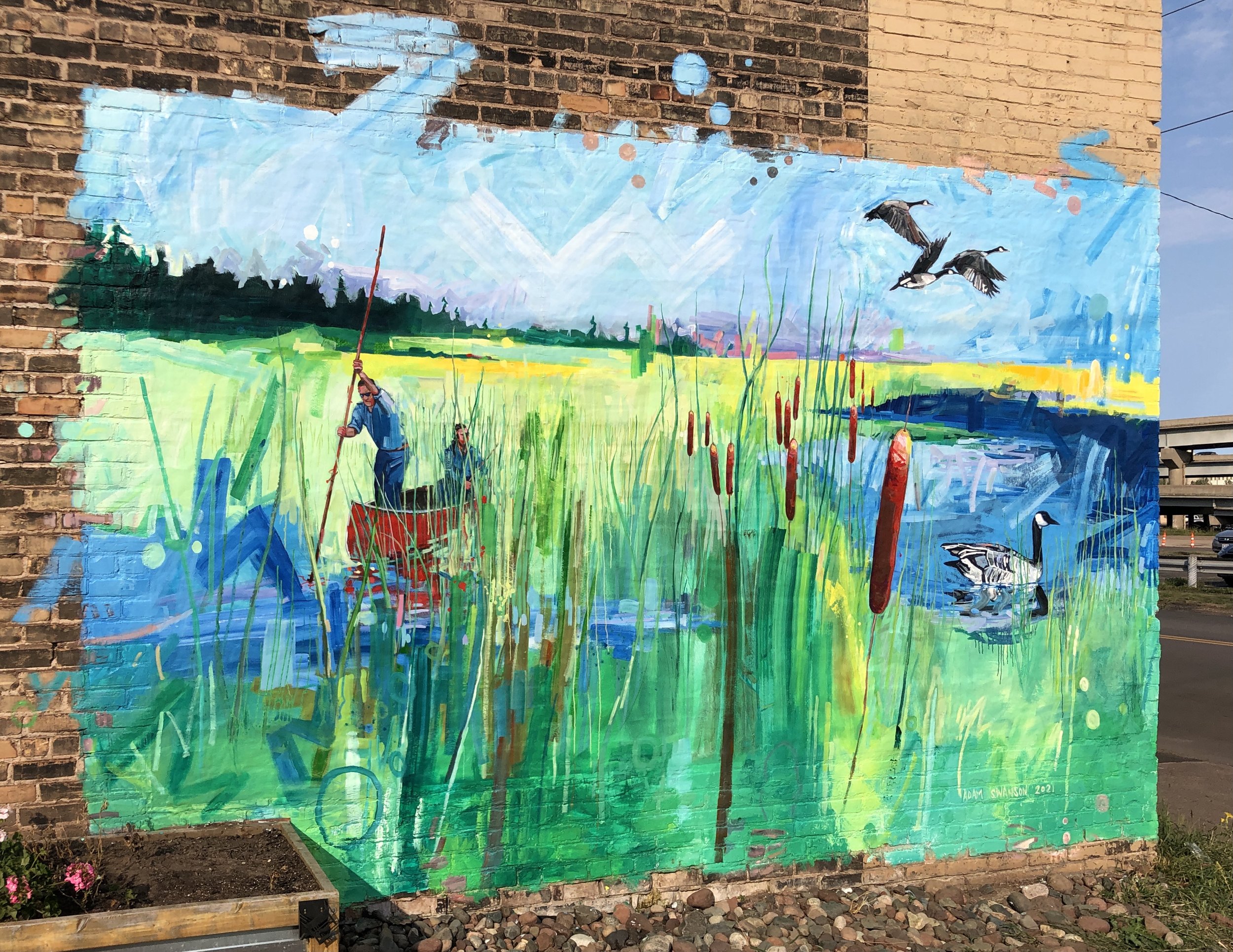 Water Science Manoomin Mural