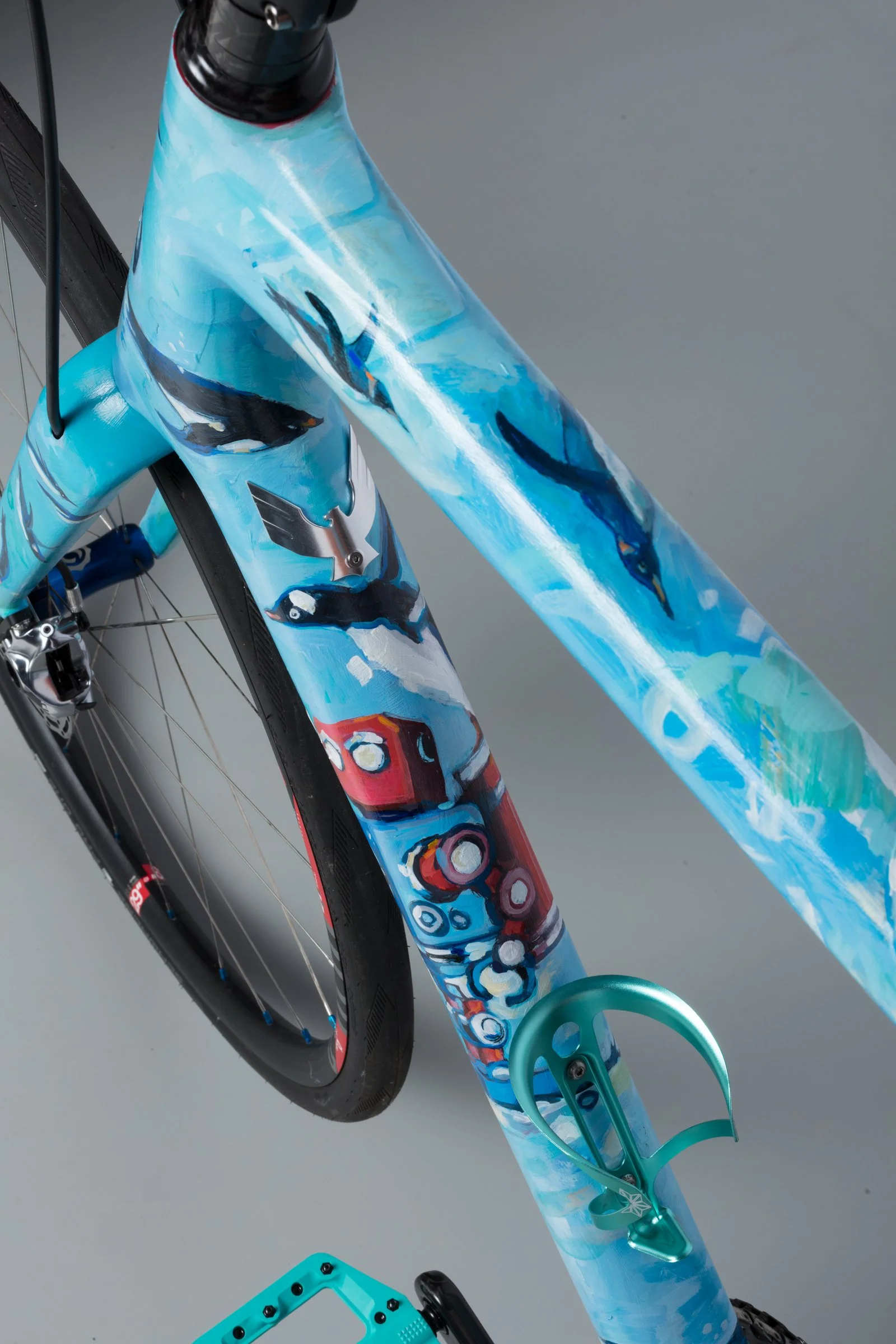 Carbon Frame Painting Carbon Fork Bike Frame Painting Bike Spray