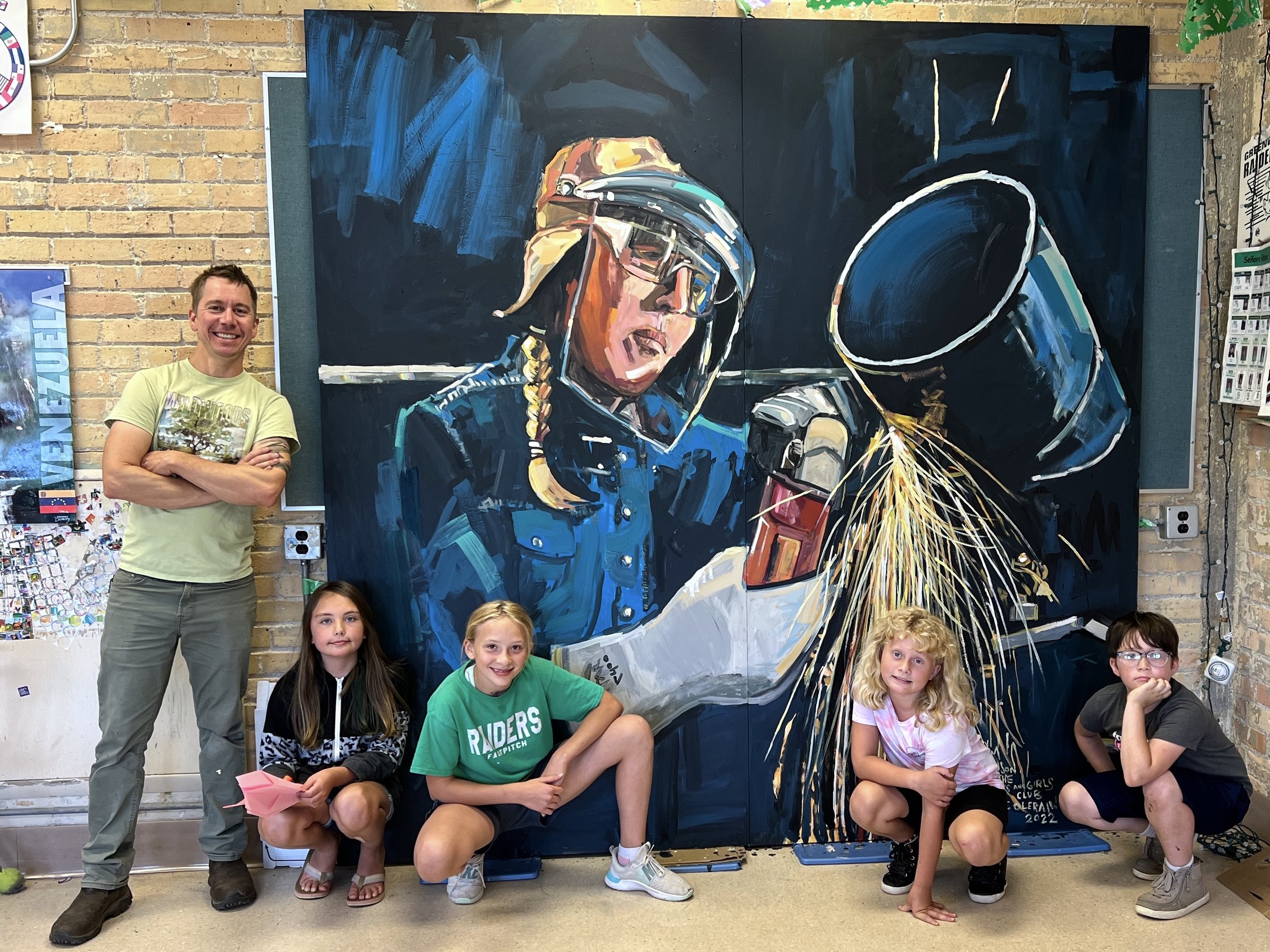 Boys And Girls Club Forge Mural