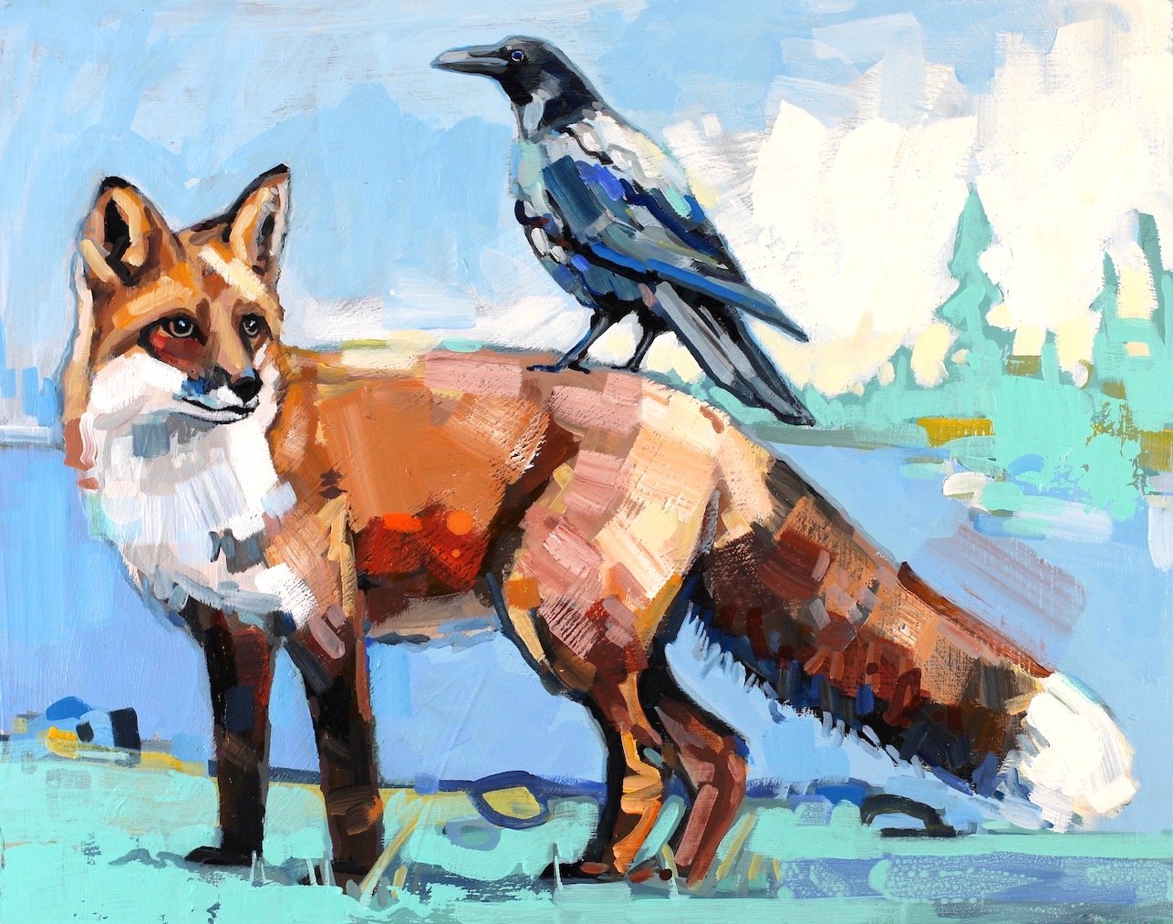 Where Shall We Go, Said The Fox To The Crow