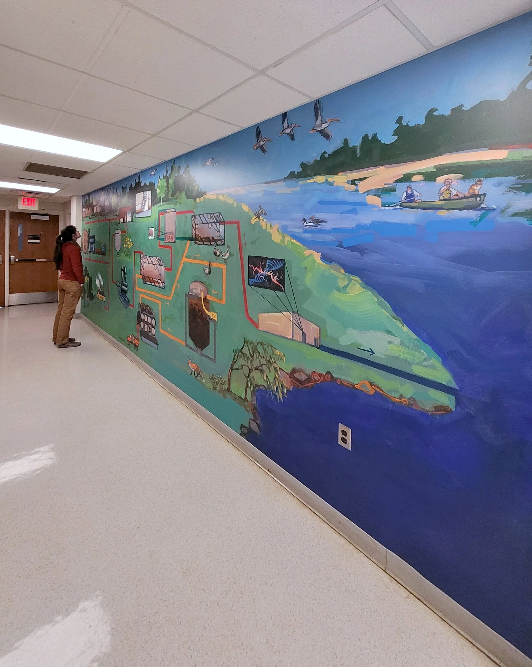 Wastewater Treatment Educational Mural