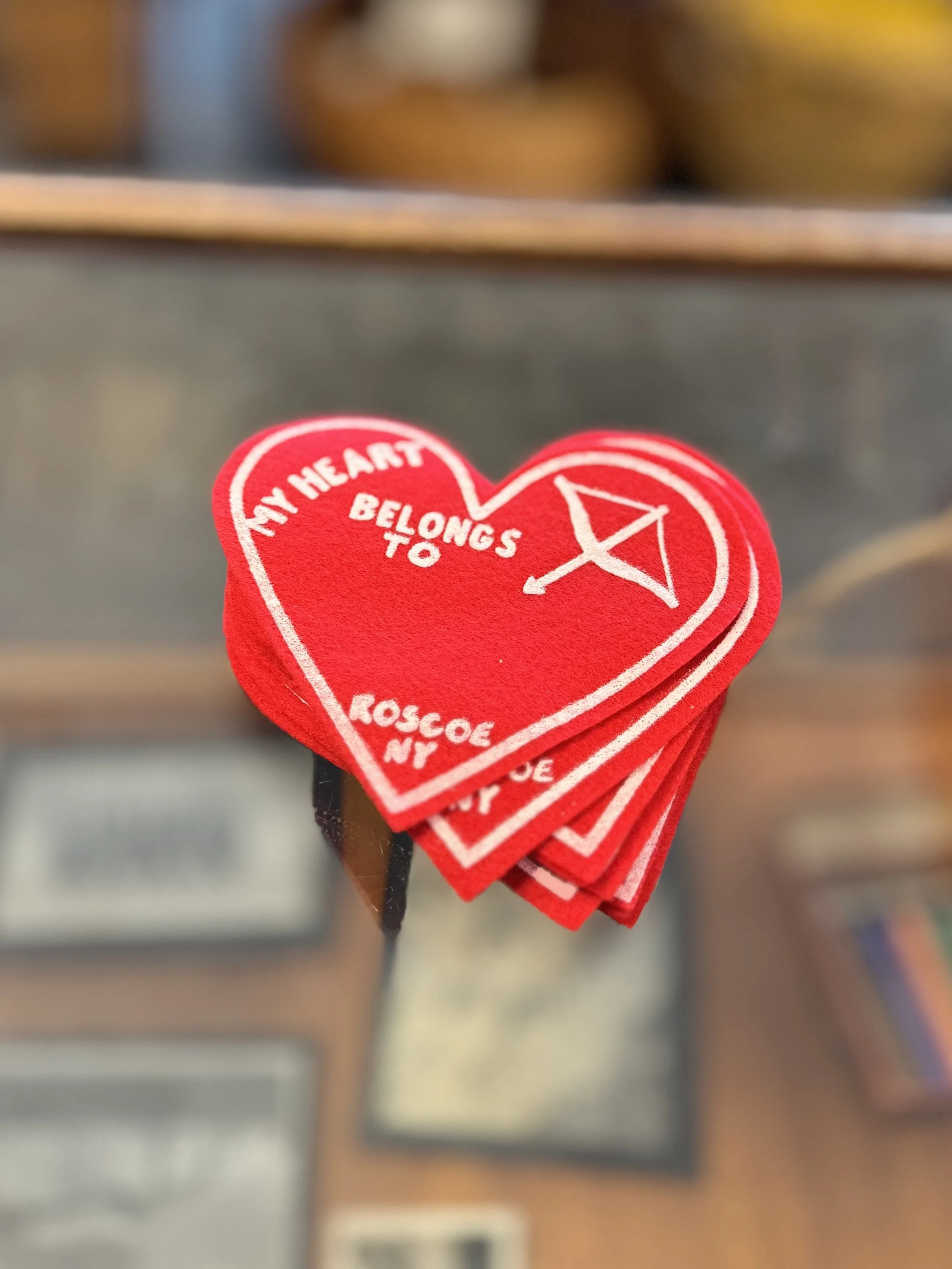 Felt Heart Patches!